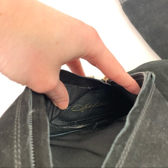 Hal Rubenstein Knee-High block Heeled Suede Boots - Picture 10 of 11